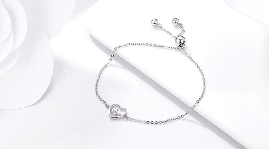 Silver Heart Bracelet