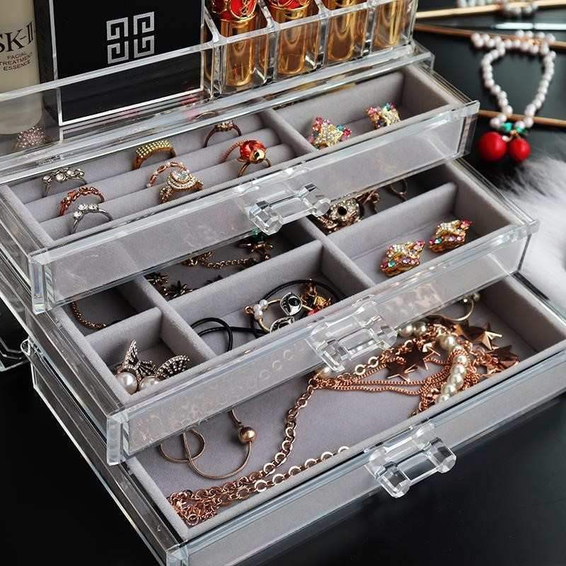 Acrylic Jewelry Box and Storage Kit