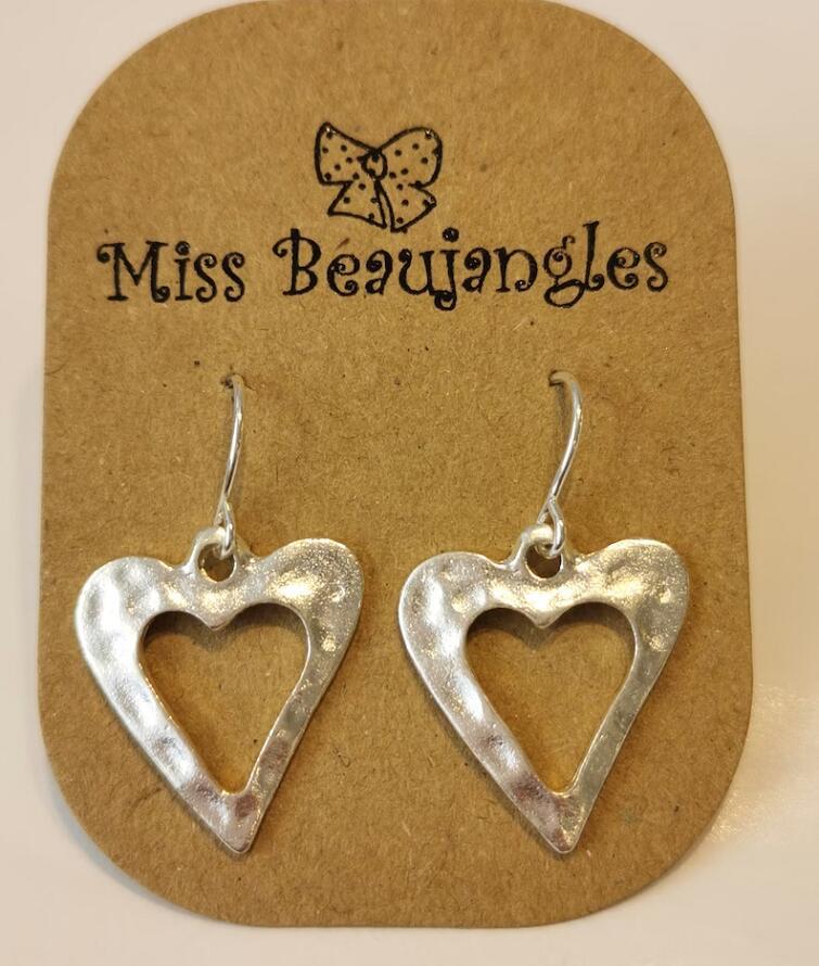 Independent Station Retro Heart-shaped Valentine's Day Earring