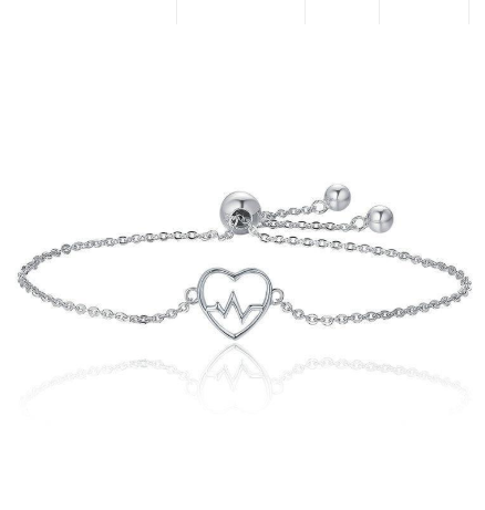 Silver Heart Bracelet