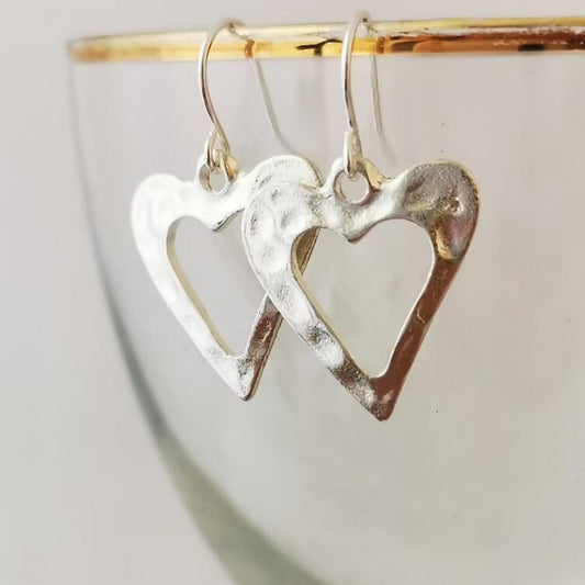 Independent Station Retro Heart-shaped Valentine's Day Earring