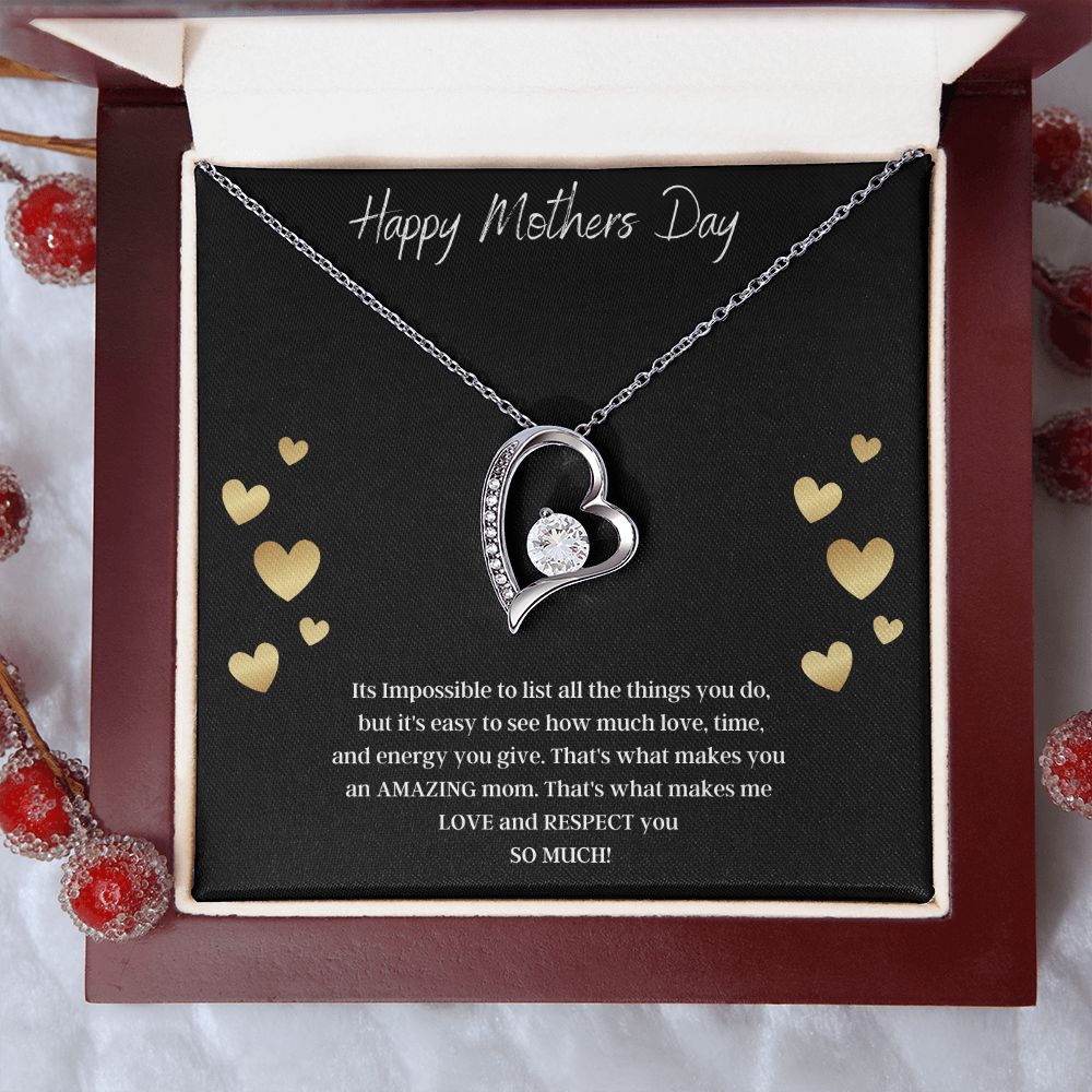 Heart Necklace-Mother's Day