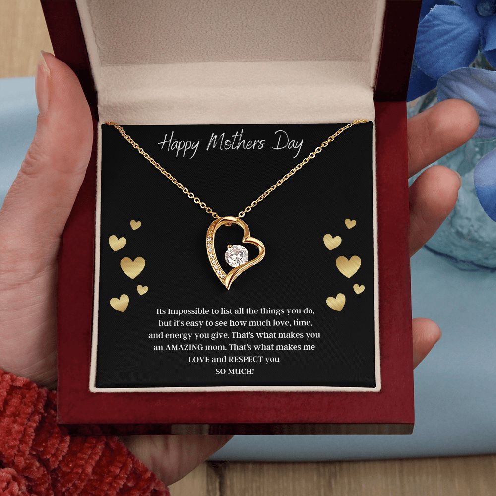 Heart Necklace-Mother's Day