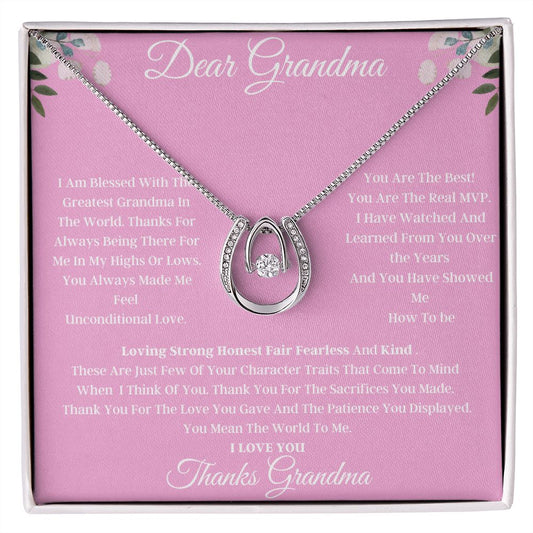 Lucky Love Necklace For Grandma