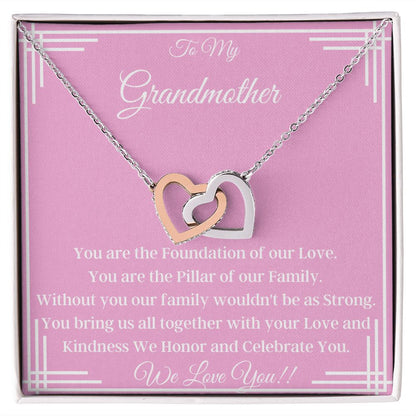 Interlocking Hearts For Grandma