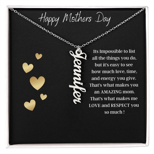 Custom Name Necklace- Mother's Day