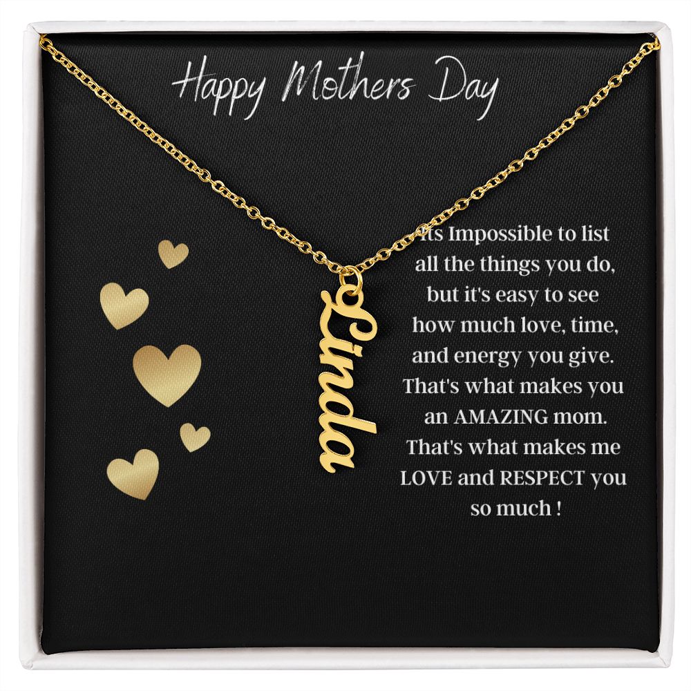 Custom Name Necklace- Mother's Day