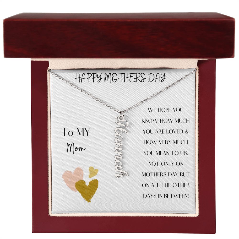 Custom Name Necklace- Mother's Day