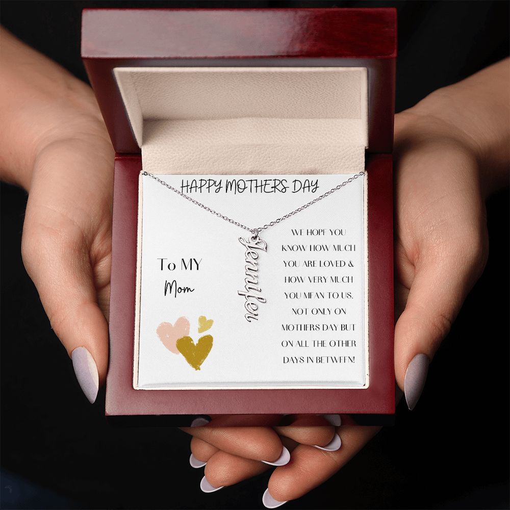 Custom Name Necklace- Mother's Day