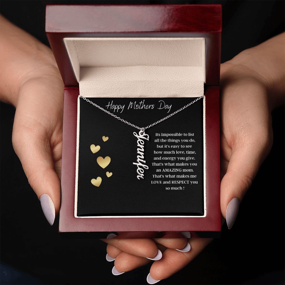 Custom Name Necklace- Mother's Day