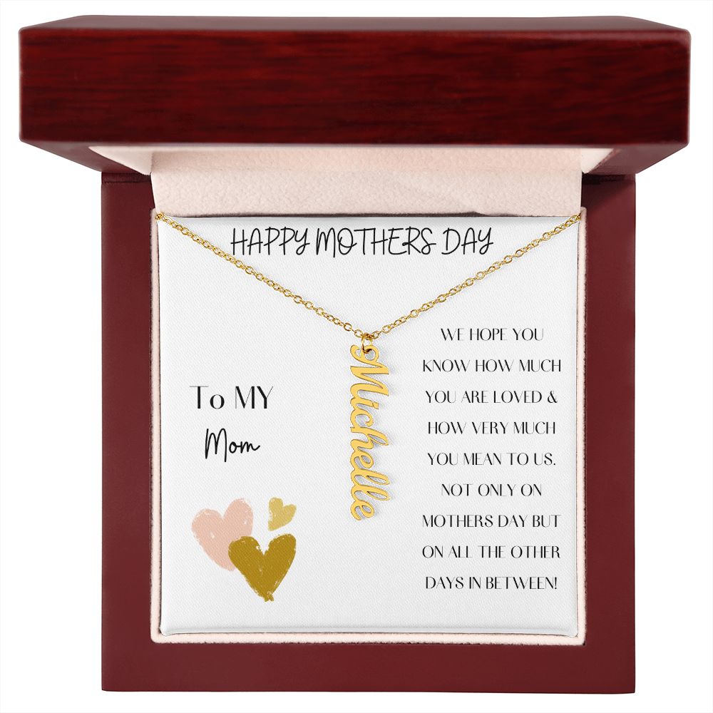 Custom Name Necklace- Mother's Day