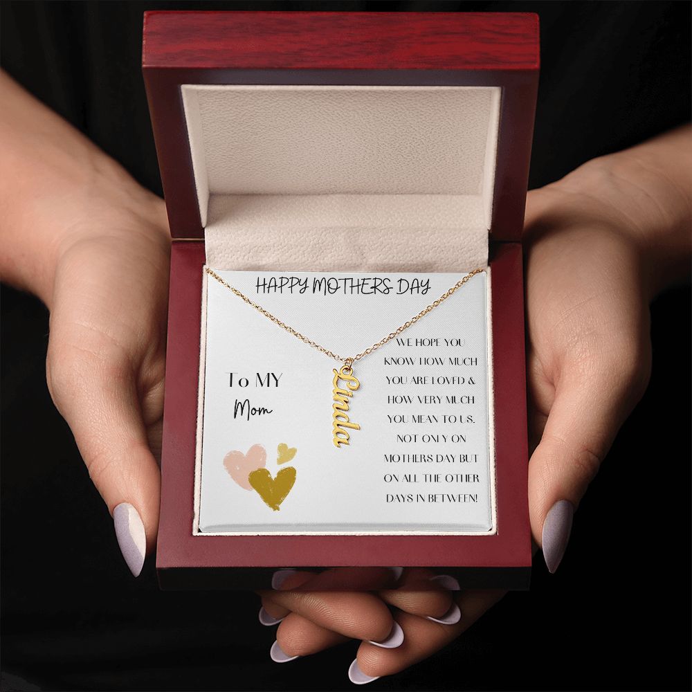 Custom Name Necklace- Mother's Day