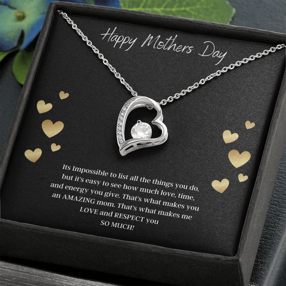 Heart Necklace-Mother's Day