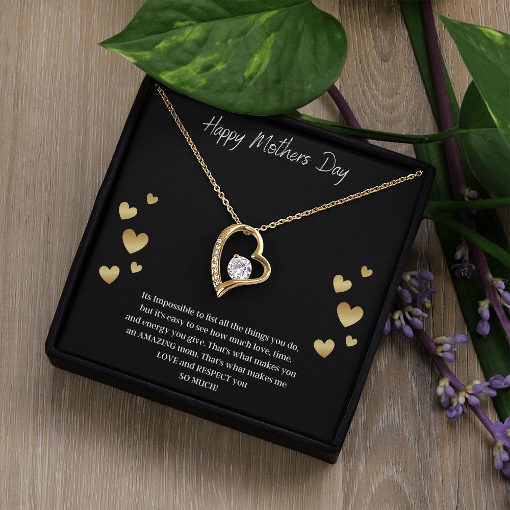 Heart Necklace-Mother's Day